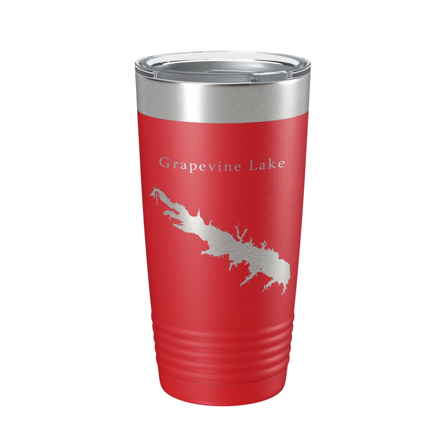 Grapevine Lake Map Tumbler Travel Mug Insulated Laser Engraved Coffee Cup Texas 20 oz-10