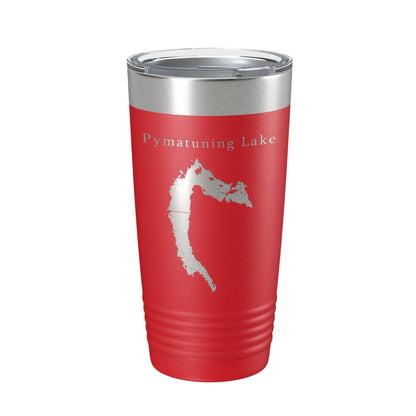 Pymatuning Lake Map Tumbler Travel Mug Insulated Laser Engraved Coffee Cup Ohio Pennsylvania 20 oz-10