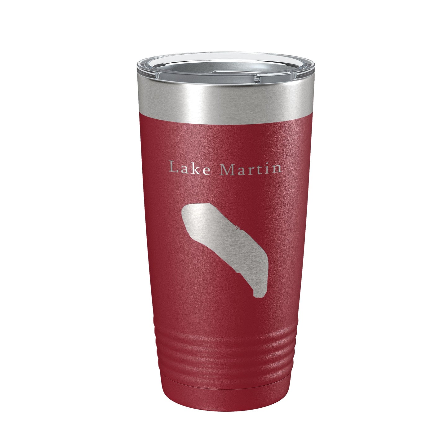 Lake Martin Map Tumbler Travel Mug Insulated Laser Engraved Coffee Cup Louisiana 20 oz-18