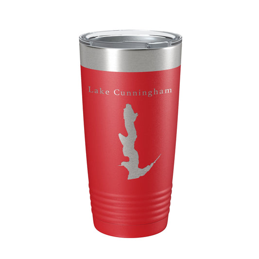 Lake Glenn Cunningham Map Tumbler Travel Mug Insulated Laser Engraved Coffee Cup Nebraska 20 oz-10