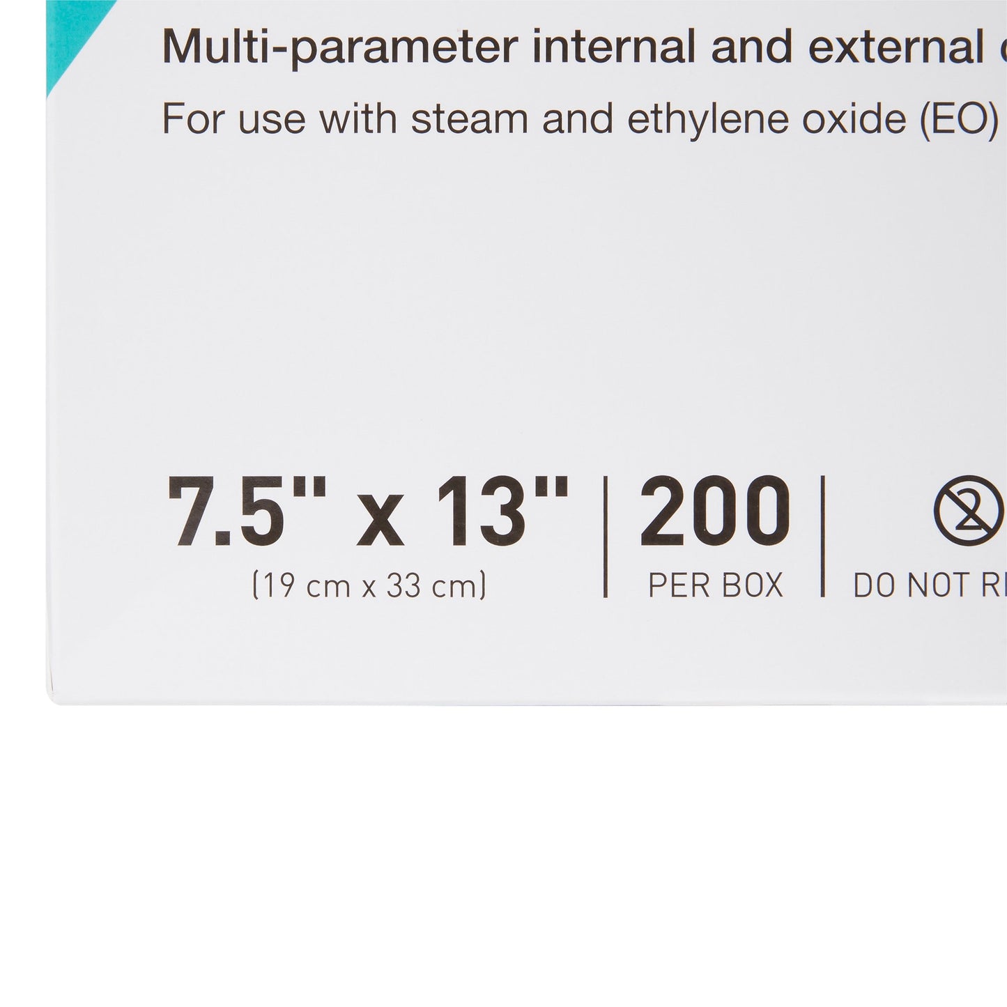Sterilization Pouch McKesson Argent™ Sure-Check® Ethylene Oxide (EO) Gas / Steam 7-1/2 X 13 Inch Transparent / Blue Self Seal Paper / Film