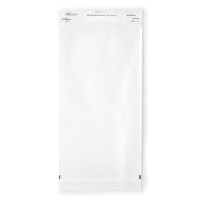 Sterilization Pouch McKesson Argent™ Sure-Check® Ethylene Oxide (EO) Gas / Steam 8 X 16 Inch Transparent / Blue Self Seal Paper / Film