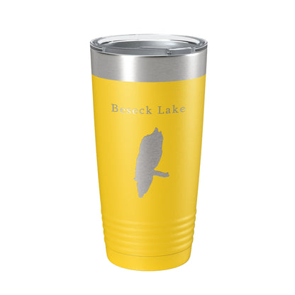 Beseck Lake Map Tumbler Travel Mug Insulated Laser Engraved Coffee Cup Connecticut 20 oz-19