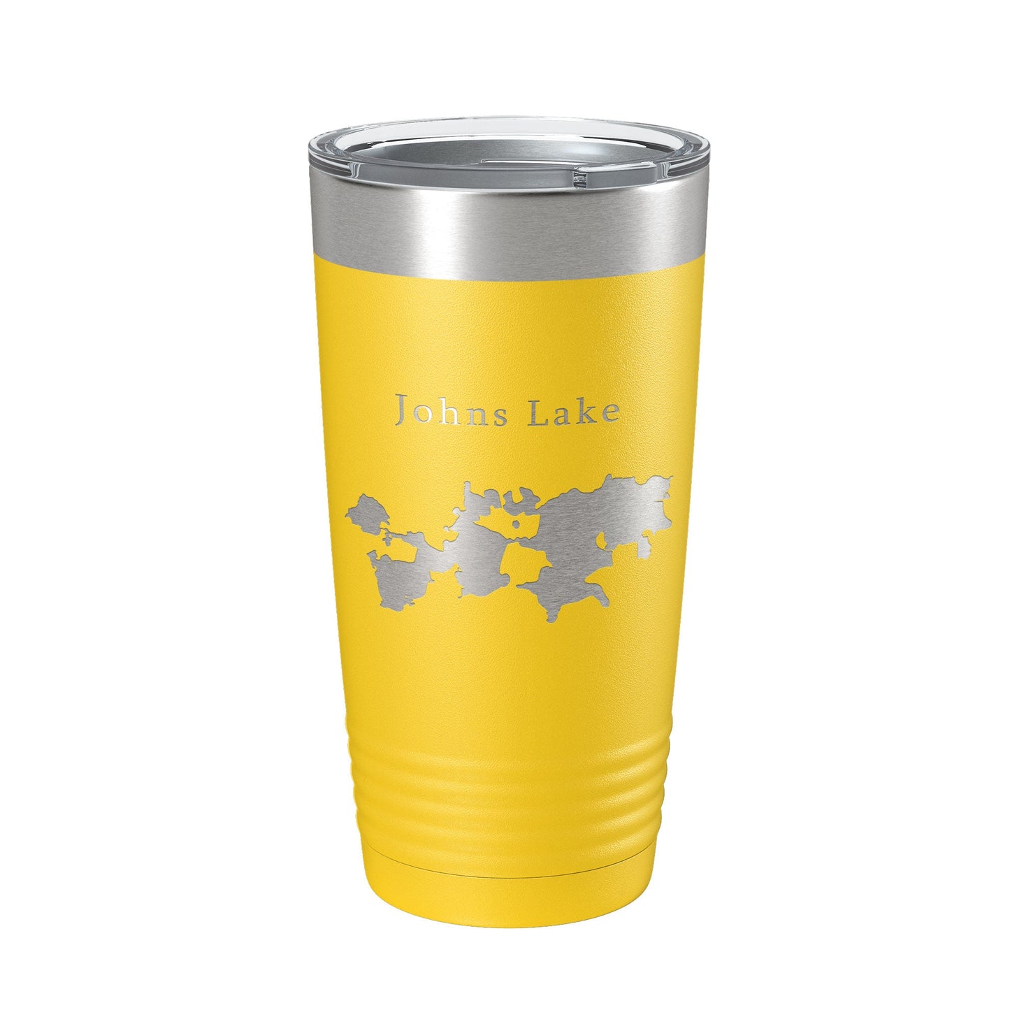 Johns Lake Map Tumbler Travel Mug Insulated Laser Engraved Coffee Cup Florida 20 oz-19