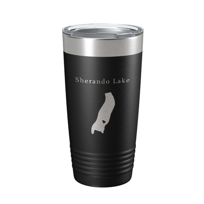Sherando Lake Map Tumbler Travel Mug Insulated Laser Engraved Coffee Cup Virginia 20 oz-5