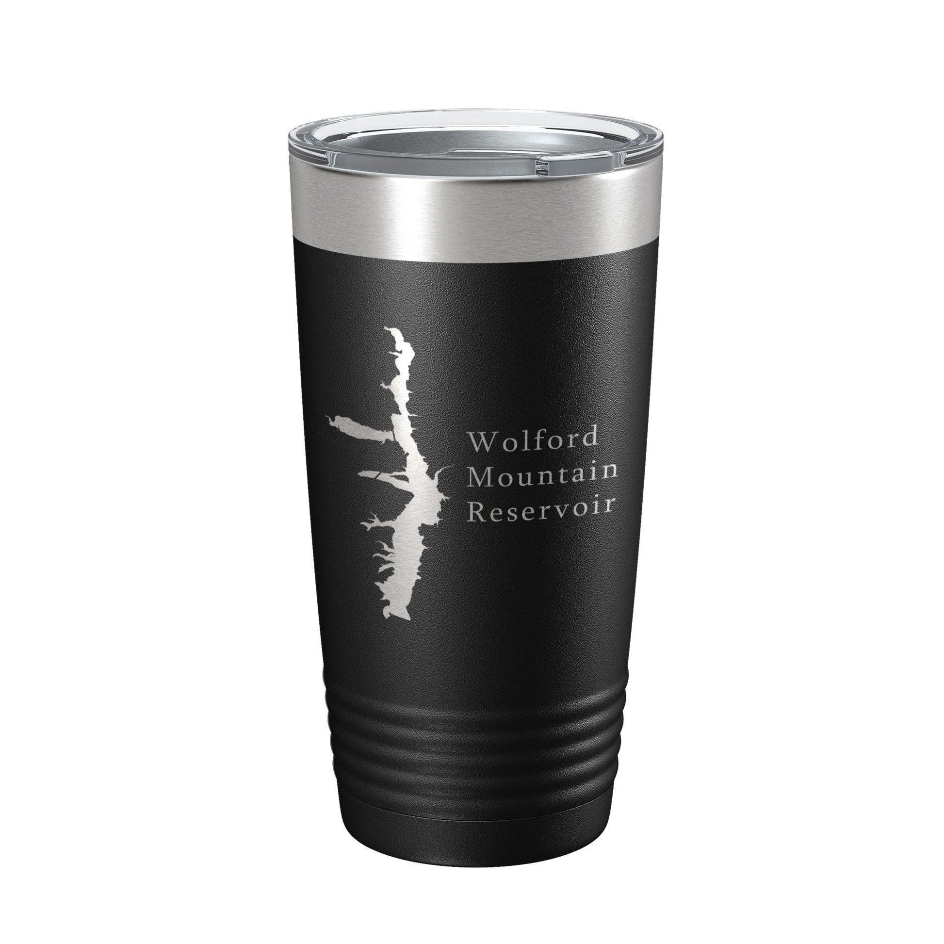 Wolford Mountain Reservoir Tumbler Lake Map Travel Mug Insulated Laser Engraved Coffee Cup Colorado 20 oz-5