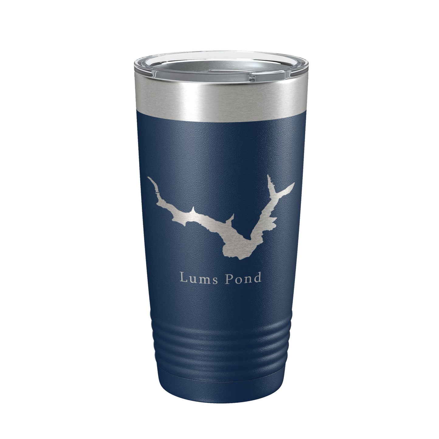 Lums Pond Tumbler Lake Map Travel Mug Insulated Laser Engraved Coffee Cup Delaware 20 oz-8