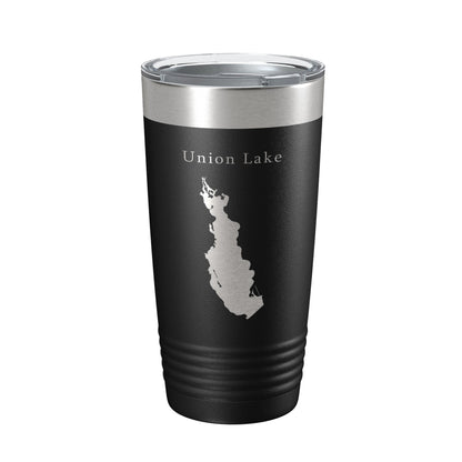 Union Lake Map Tumbler Travel Mug Insulated Laser Engraved Coffee Cup New Jersey 20 oz-5