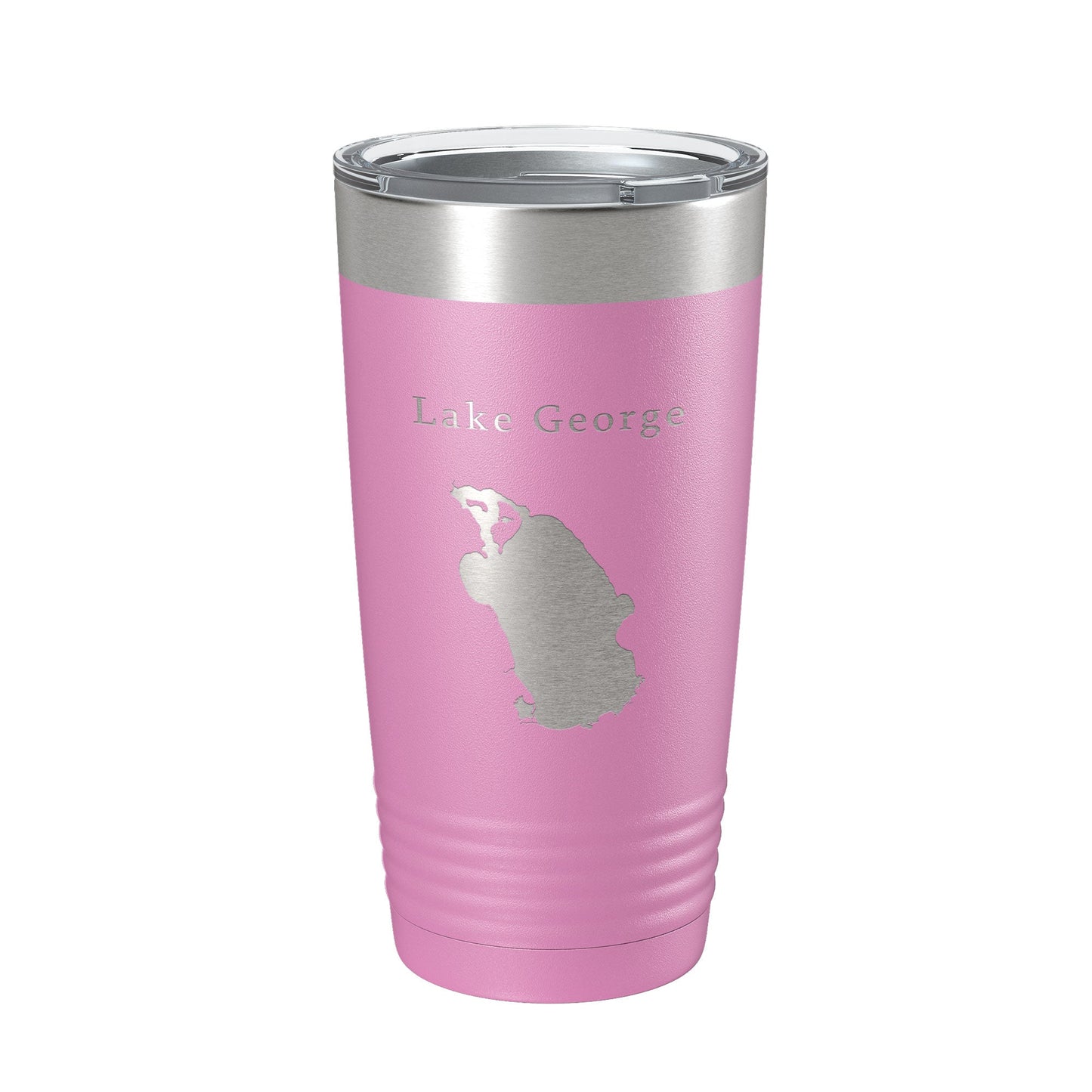 Lake George Map Tumbler Travel Mug Insulated Laser Engraved Coffee Cup Florida 20 oz-14