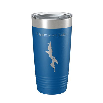 Thompson Lake Map Tumbler Travel Mug Insulated Laser Engraved Coffee Cup Maine 20 oz-6