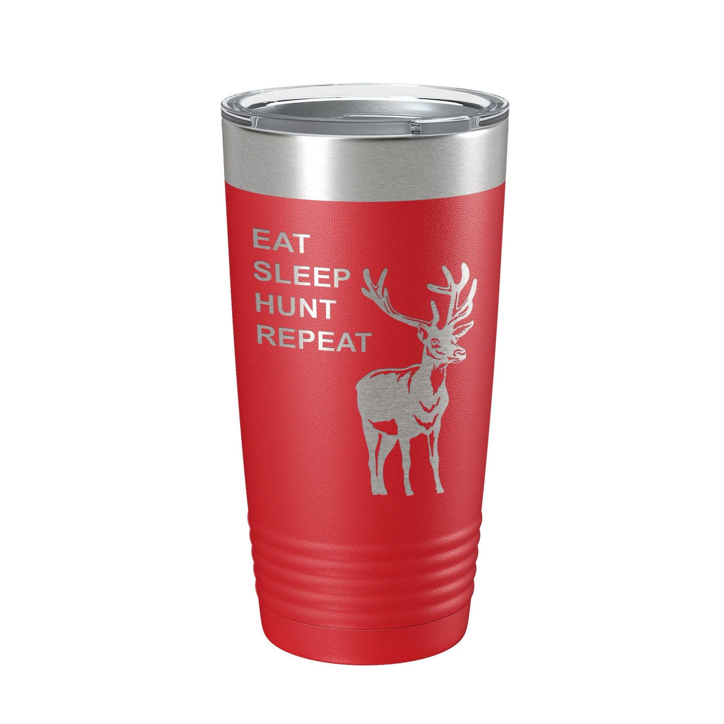 Deer Hunter Tumbler Eat Sleep Hunt Repeat Travel Mug Deer Hunting Insulated Laser Engraved Coffee Cup Gift 20 oz-10