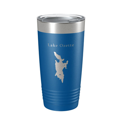Lake Ozette Map Tumbler Travel Mug Insulated Laser Engraved Coffee Cup Washington 20 oz-6