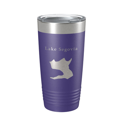Lake Segovia Map Tumbler Travel Mug Insulated Laser Engraved Coffee Cup Hot Springs Village Arkansas 20 oz-15