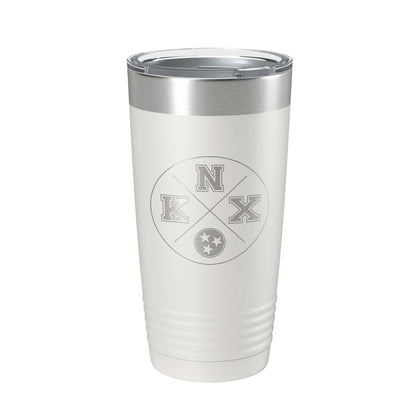 Knox Tristar Tumbler Knoxville TN Travel Mug Insulated Laser Engraved Coffee Cup 20 oz-7