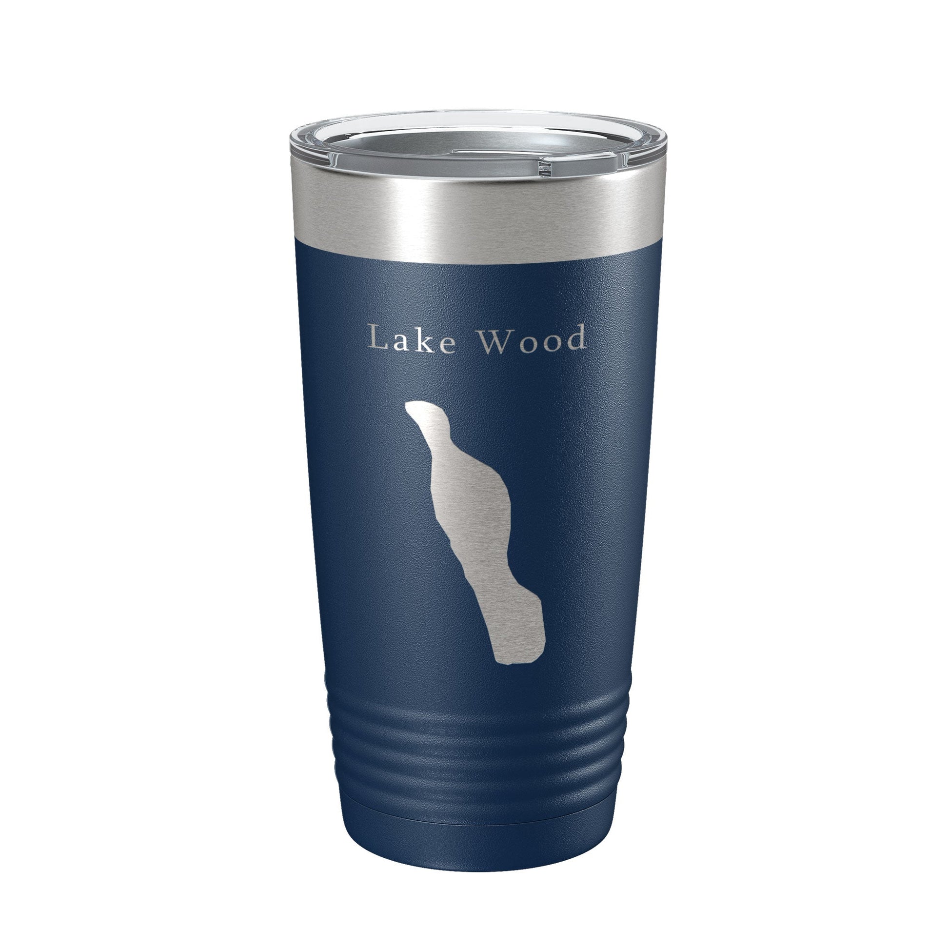 Lake Wood Map Tumbler Travel Mug Insulated Laser Engraved Coffee Cup Acadia Maine 20 oz-2