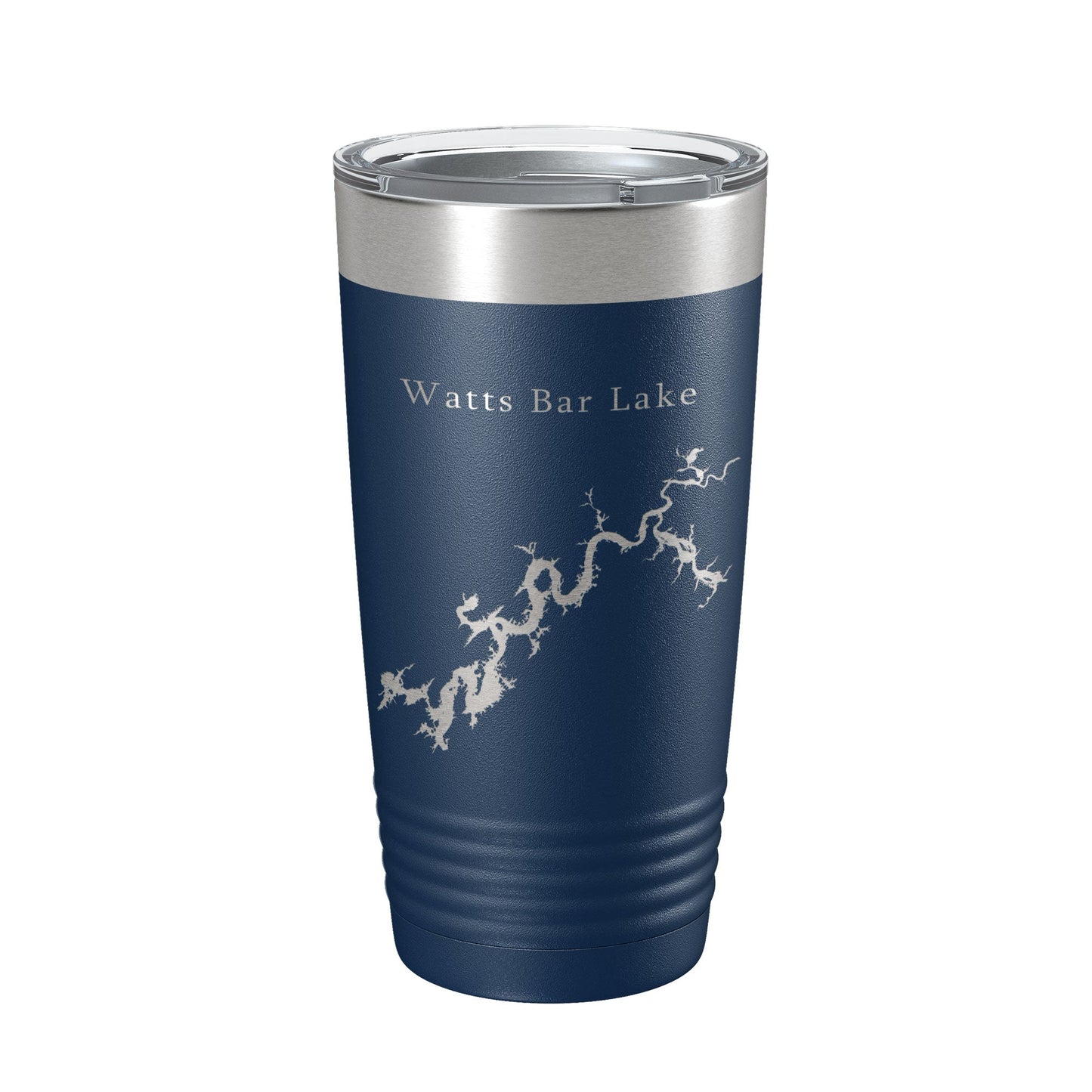 Watts Bar Lake Map Tumbler Travel Mug Insulated Laser Engraved Coffee Cup Tennessee 20 oz-8