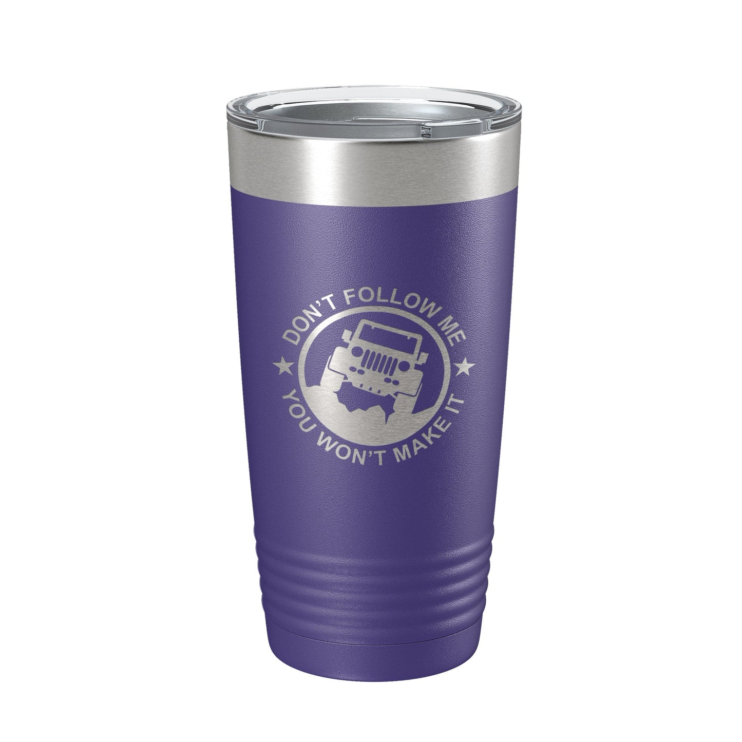 Offroading Tumbler Don't Follow Me Travel Mug Insulated Laser Engraved Coffee Cup Mudding Gift 20 oz-15