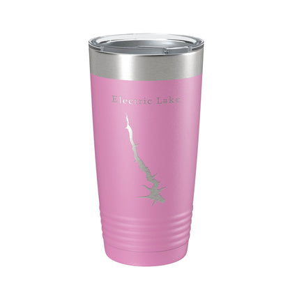 Electric Lake Map Tumbler Travel Mug Insulated Laser Engraved Coffee Cup Utah 20 oz-14