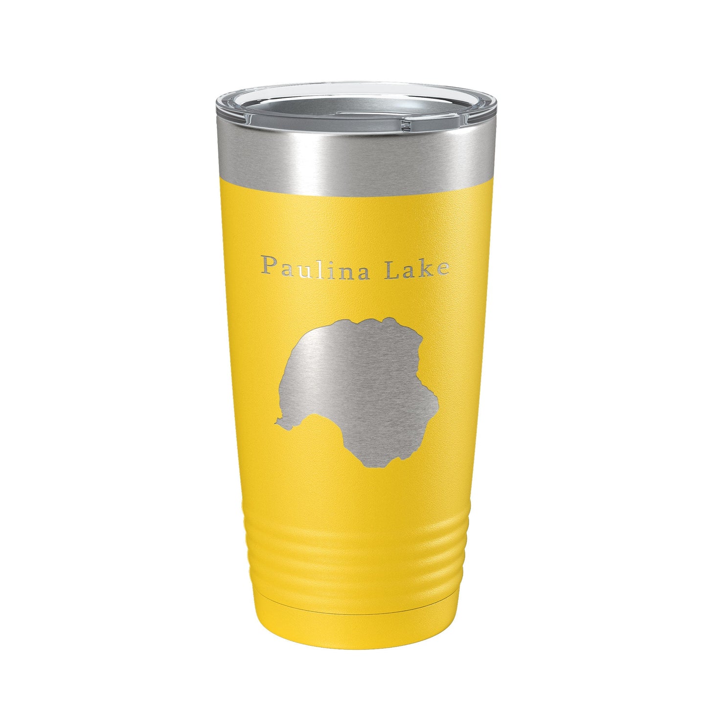 Paulina Lake Map Tumbler Travel Mug Insulated Laser Engraved Coffee Cup Oregon 20 oz-19
