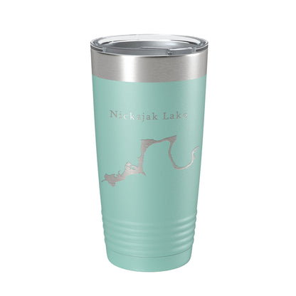 Nickajak Lake Map Tumbler Travel Mug Insulated Laser Engraved Coffee Cup Tennessee 20 oz-12