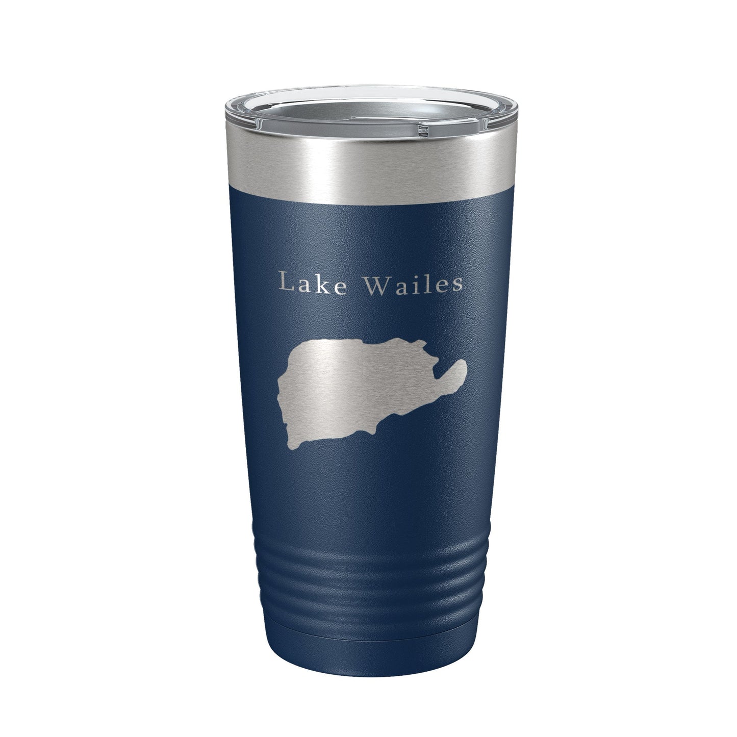 Lake Wailes Wales Map Tumbler Travel Mug Insulated Laser Engraved Coffee Cup Florida 20 oz-2