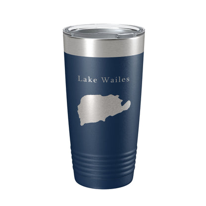 Lake Wailes Wales Map Tumbler Travel Mug Insulated Laser Engraved Coffee Cup Florida 20 oz-8