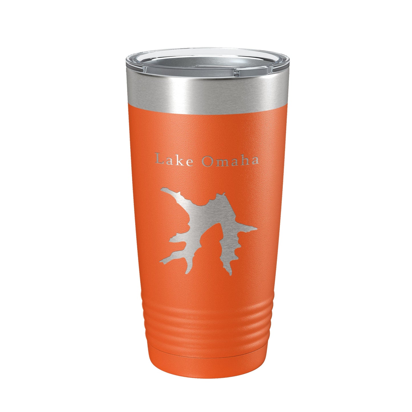 Lake Omaha Map Tumbler Travel Mug Insulated Laser Engraved Coffee Cup Arkansas 20 oz-17