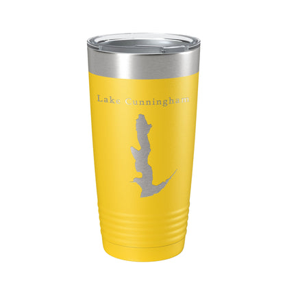 Lake Glenn Cunningham Map Tumbler Travel Mug Insulated Laser Engraved Coffee Cup Nebraska 20 oz-4