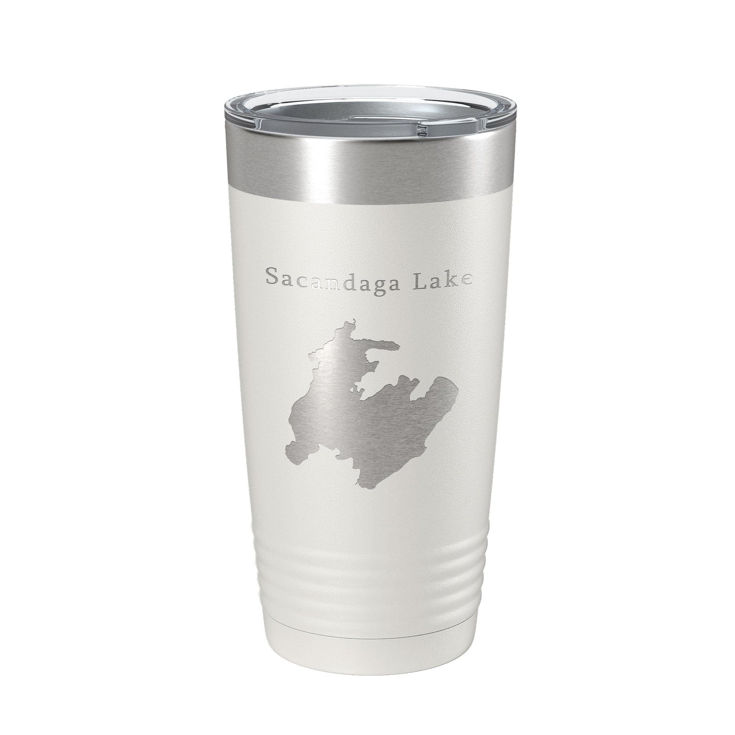 Sacandaga Lake Map Tumbler Travel Mug Insulated Laser Engraved Coffee Cup New York 20 oz-7