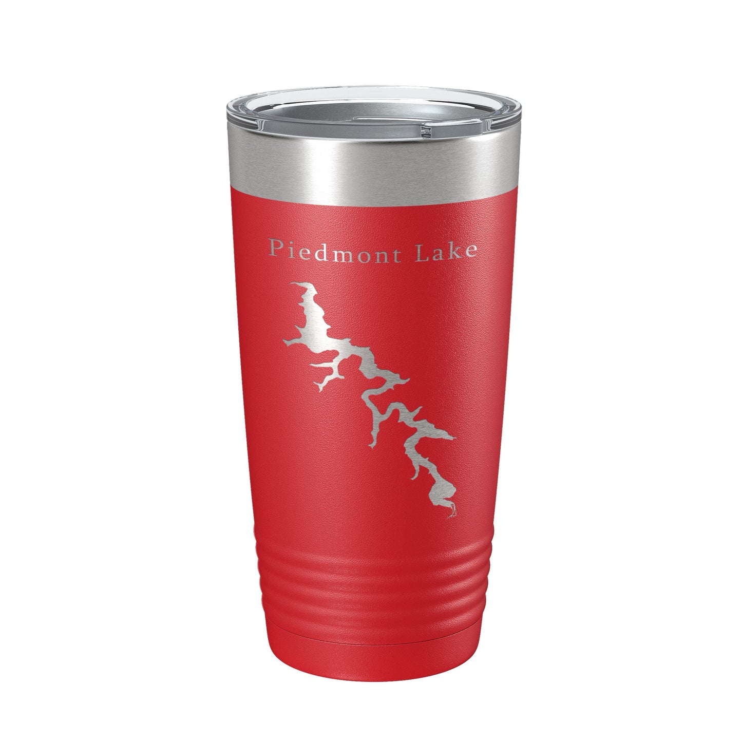 Piedmont Lake Map Tumbler Travel Mug Insulated Laser Engraved Coffee Cup Ohio 20 oz-10