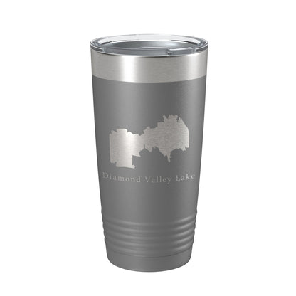 Diamond Valley Lake Map Tumbler Travel Mug Insulated Laser Engraved Coffee Cup California 20 oz-16
