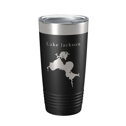 Lake Jackson Tallahassee Map Tumbler Travel Mug Insulated Laser Engraved Coffee Cup Florida 20 oz-0