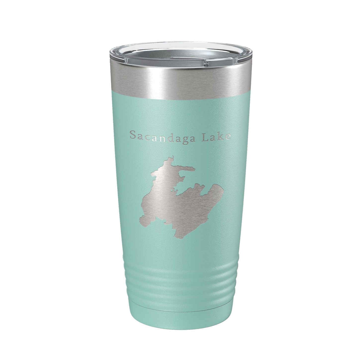 Sacandaga Lake Map Tumbler Travel Mug Insulated Laser Engraved Coffee Cup New York 20 oz-12
