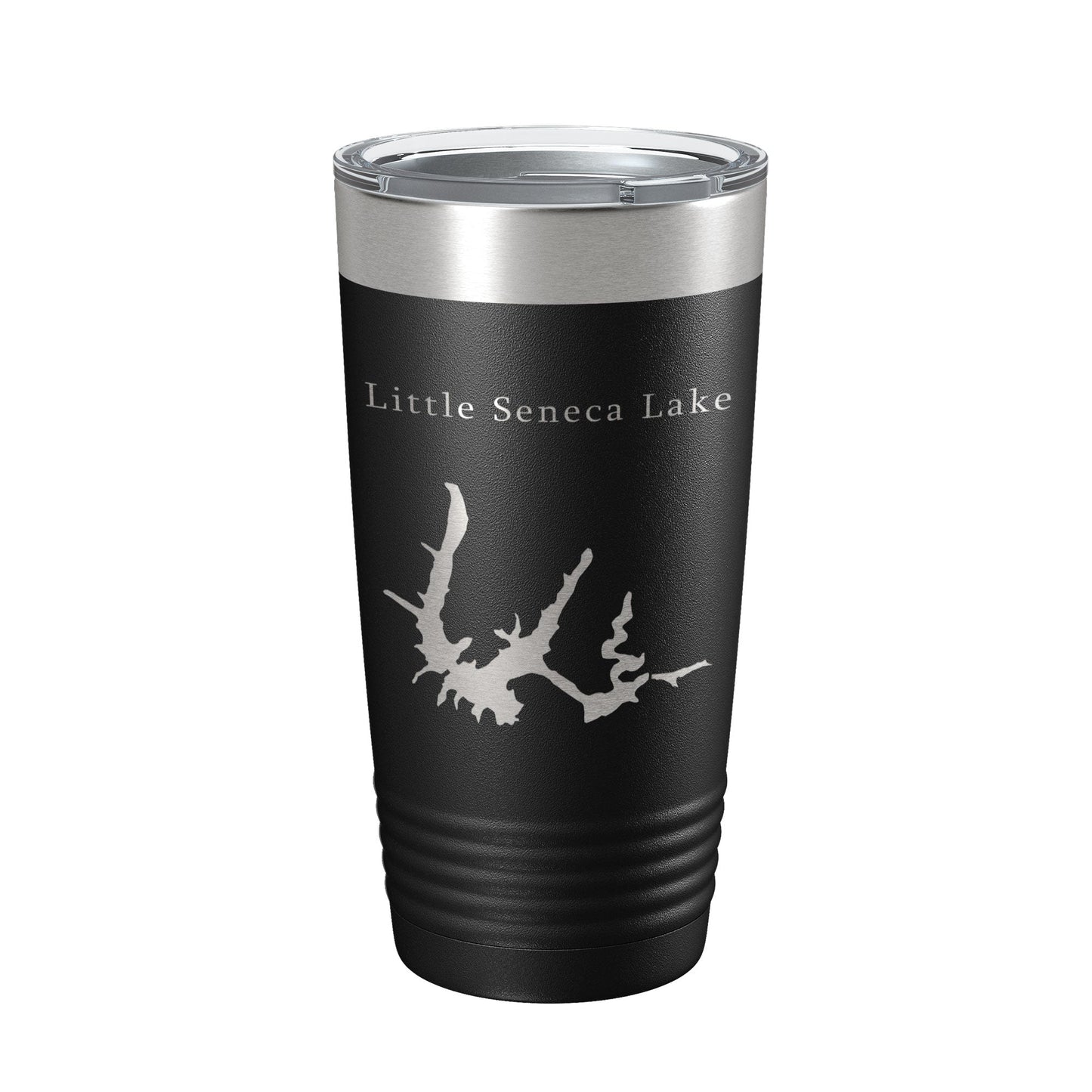 Little Seneca Lake Map Tumbler Travel Mug Insulated Laser Engraved Coffee Cup Maryland 20 oz-0
