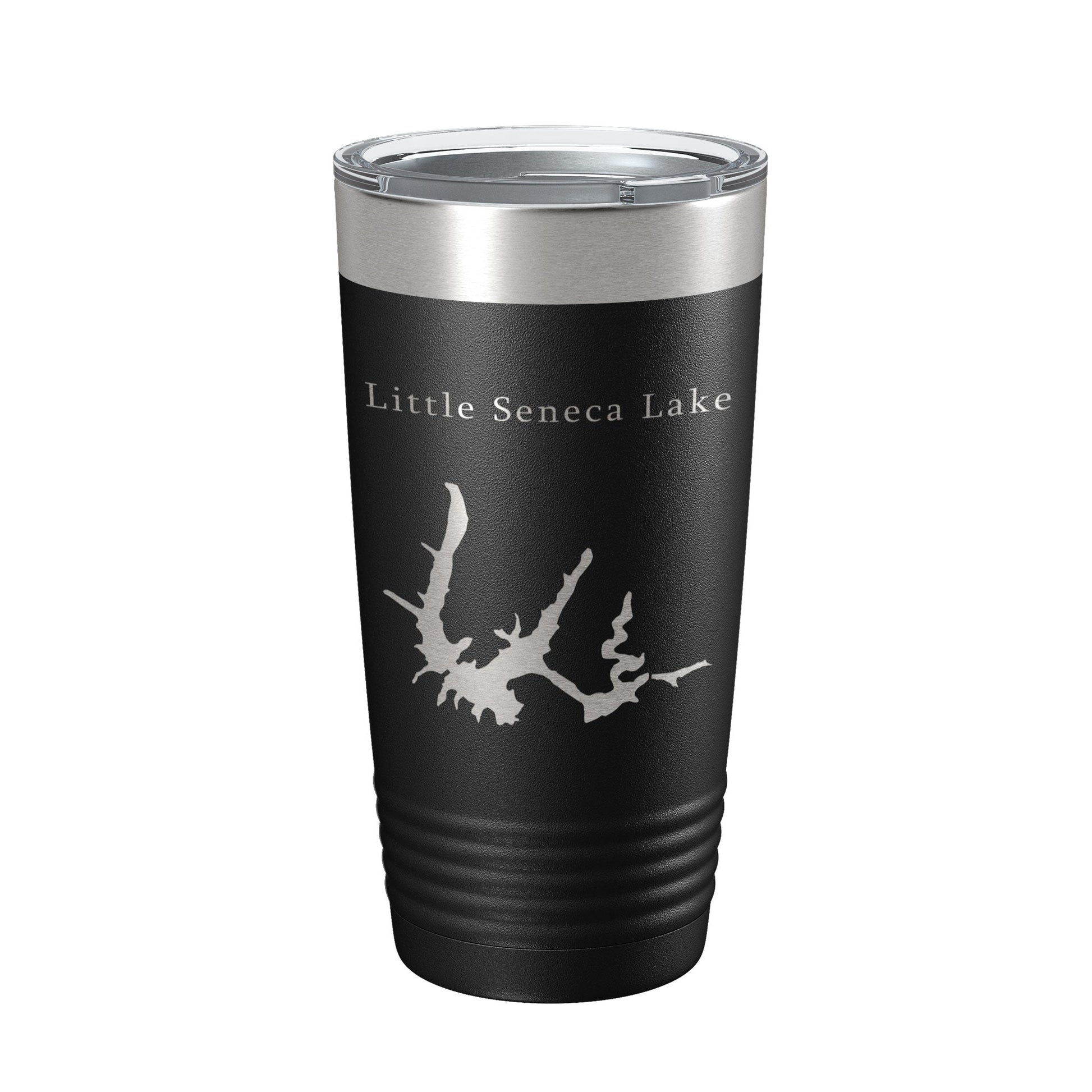 Little Seneca Lake Map Tumbler Travel Mug Insulated Laser Engraved Coffee Cup Maryland 20 oz-0
