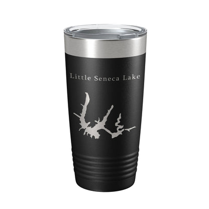 Little Seneca Lake Map Tumbler Travel Mug Insulated Laser Engraved Coffee Cup Maryland 20 oz-5