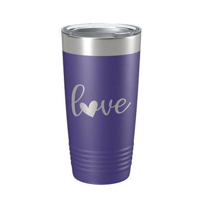 Love Tumbler Travel Mug Insulated Laser Engraved Coffee Cup 20 oz-15