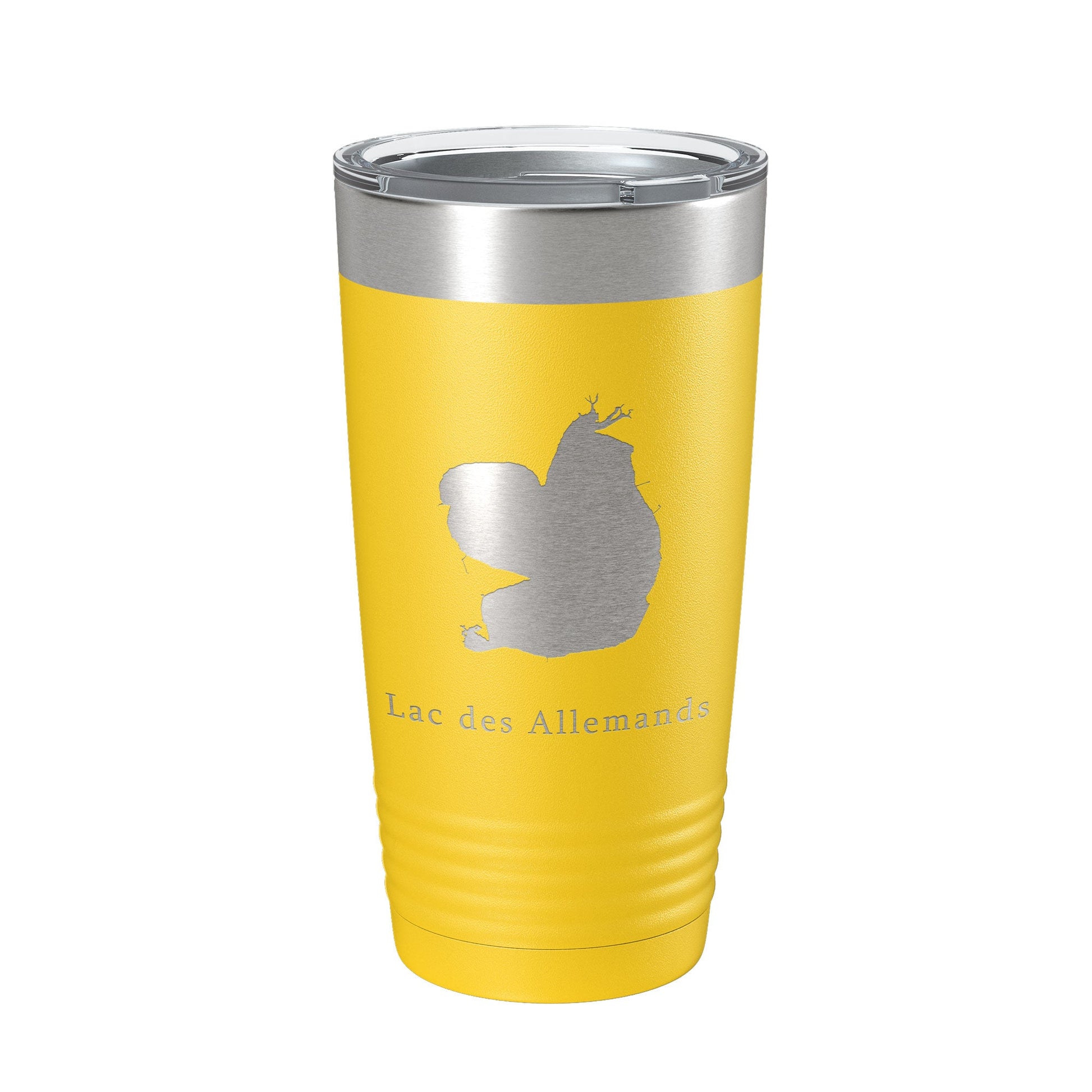 Lac des Allemands Tumbler Lake Map Travel Mug Insulated Laser Engraved Coffee Cup Louisiana 20 oz-4