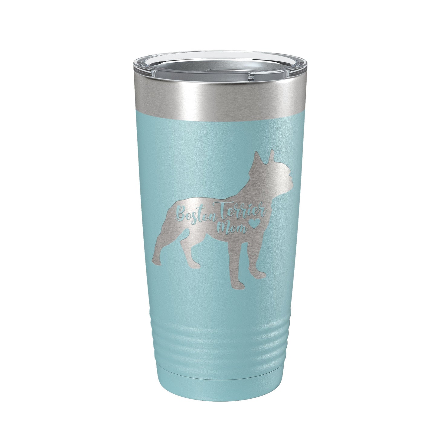 Boston Terrier Mom Tumbler Dog Travel Mug Gift Insulated Laser Engraved Coffee Cup 20 oz-13
