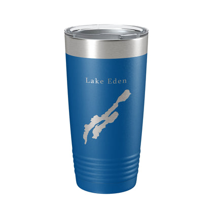 Lake Eden Map Tumbler Travel Mug Insulated Laser Engraved Coffee Cup Vermont 20 oz-6
