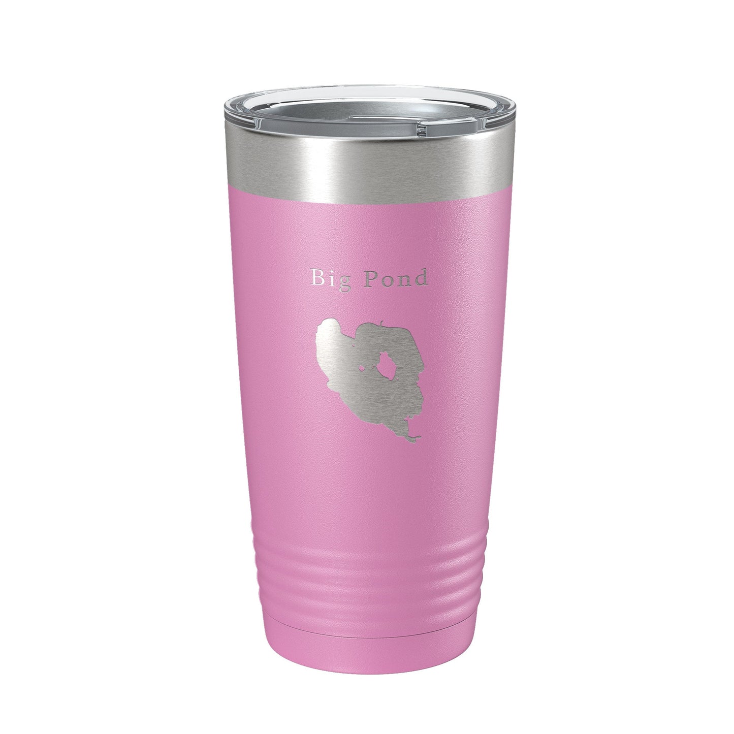 Big Pond Tumbler Lake Map Travel Mug Insulated Laser Engraved Coffee Cup Massachusetts 20 oz-14