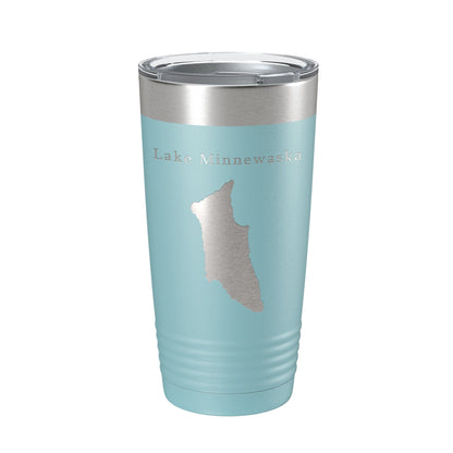 Lake Minnewaska Map Tumbler Travel Mug Insulated Laser Engraved Coffee Cup New York 20 oz-13
