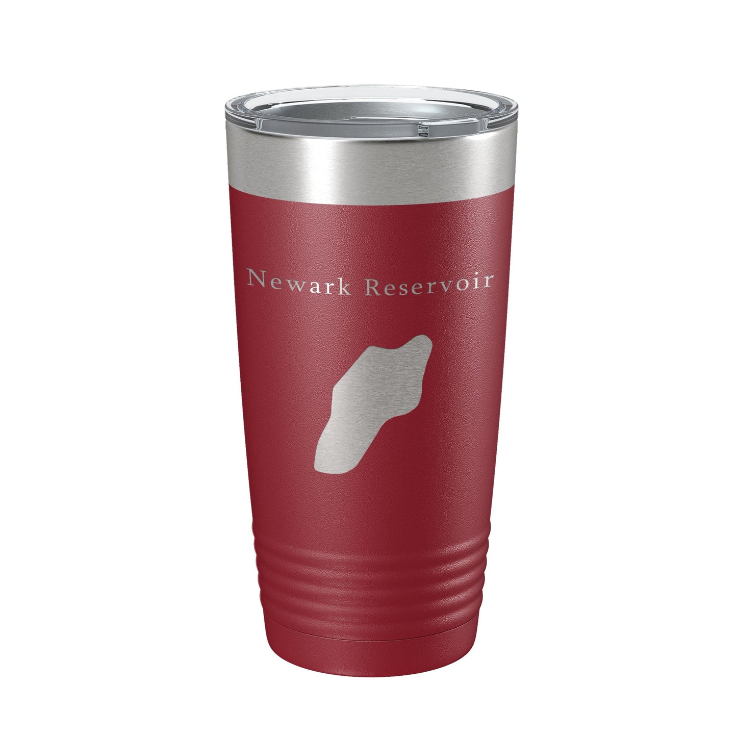 Newark Reservoir Tumbler Lake Map Travel Mug Insulated Laser Engraved Coffee Cup Delaware 20 oz-18