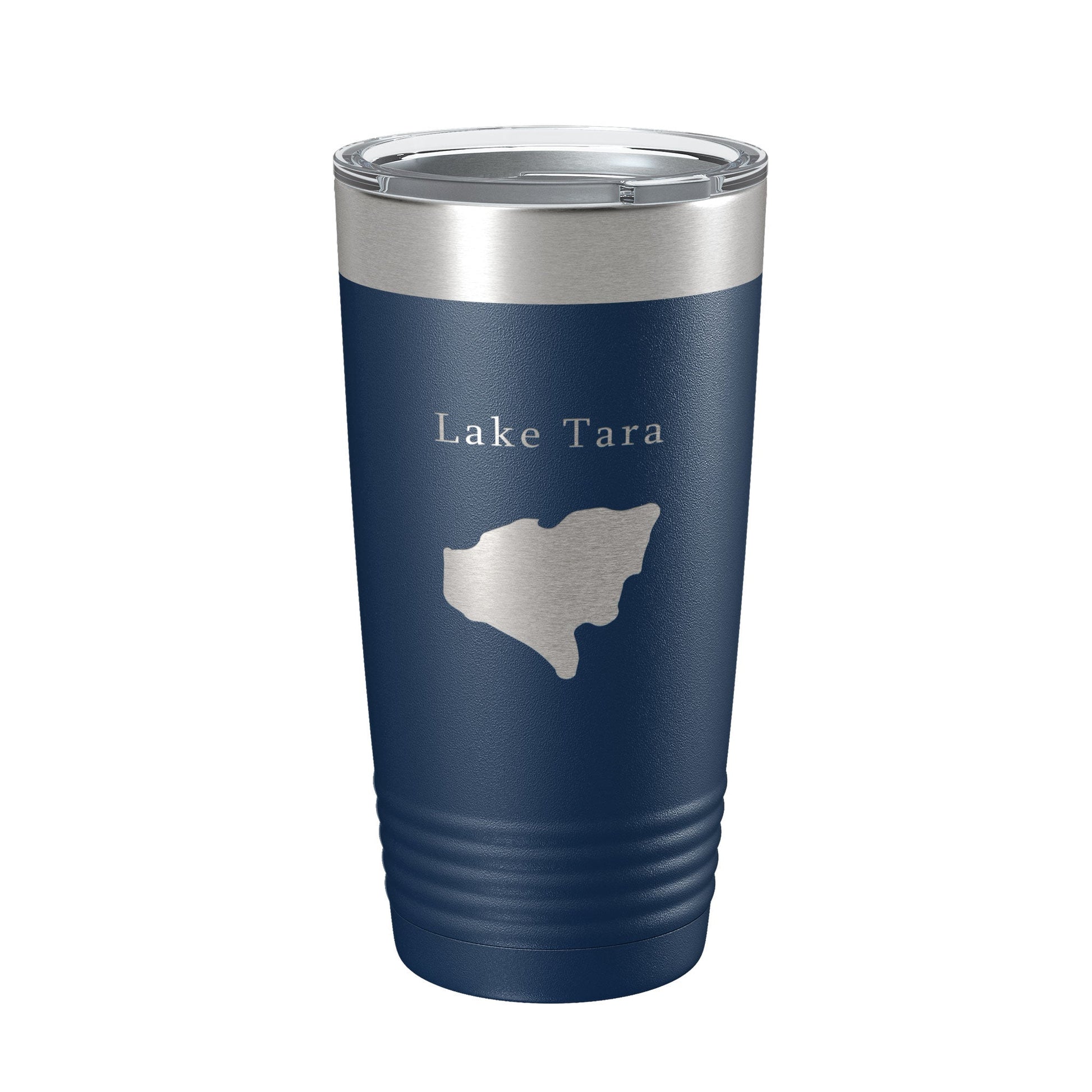 Lake Tara Map Tumbler Travel Mug Insulated Laser Engraved Coffee Cup Georgia 20 oz-2