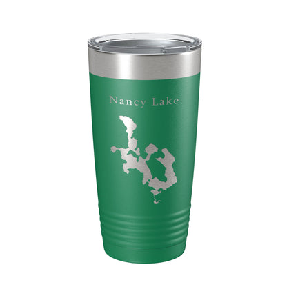 Nancy Lake Map Tumbler Travel Mug Insulated Laser Engraved Coffee Cup Alaska 20 oz-9