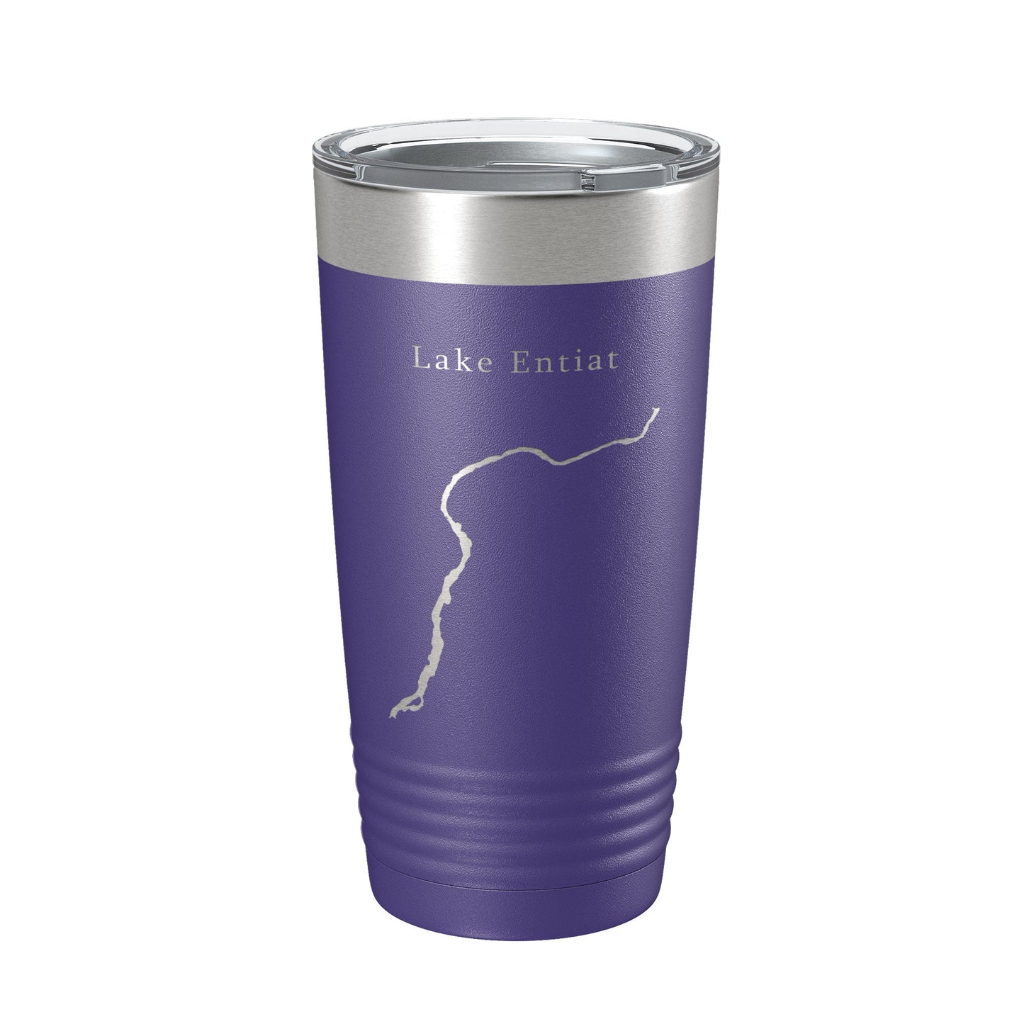 Lake Entiat Map Tumbler Travel Mug Insulated Laser Engraved Coffee Cup Washington 20 oz-15
