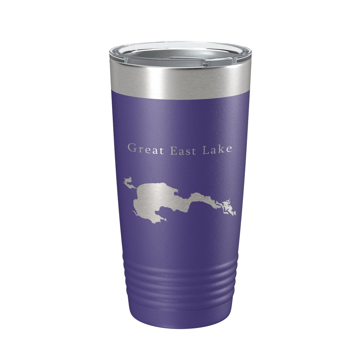 Great East Lake Map Tumbler Travel Mug Insulated Laser Engraved Coffee Cup Maine New Hampshire 20 oz-15