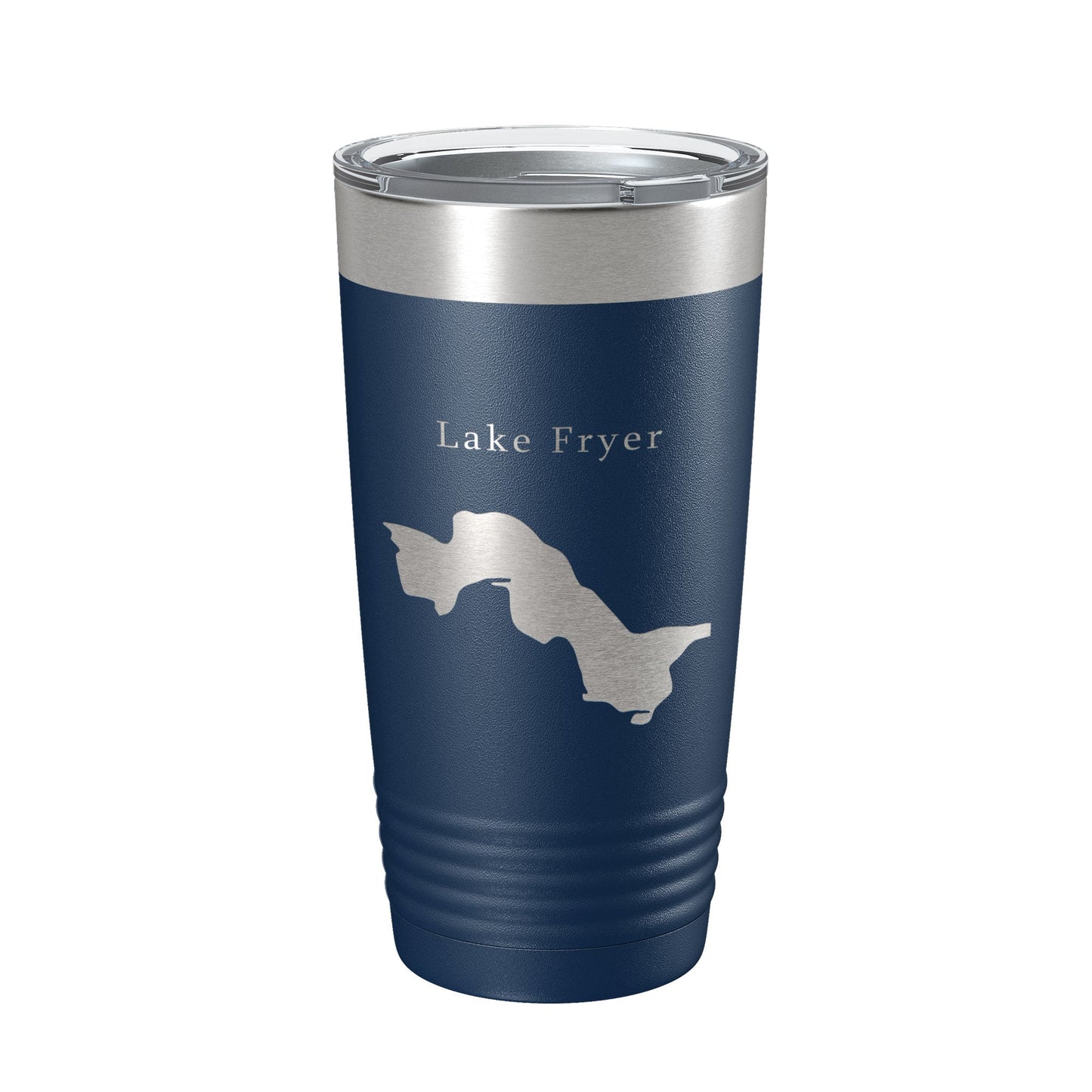 Lake Fryer Map Tumbler Travel Mug Insulated Laser Engraved Coffee Cup Texas 20 oz-2