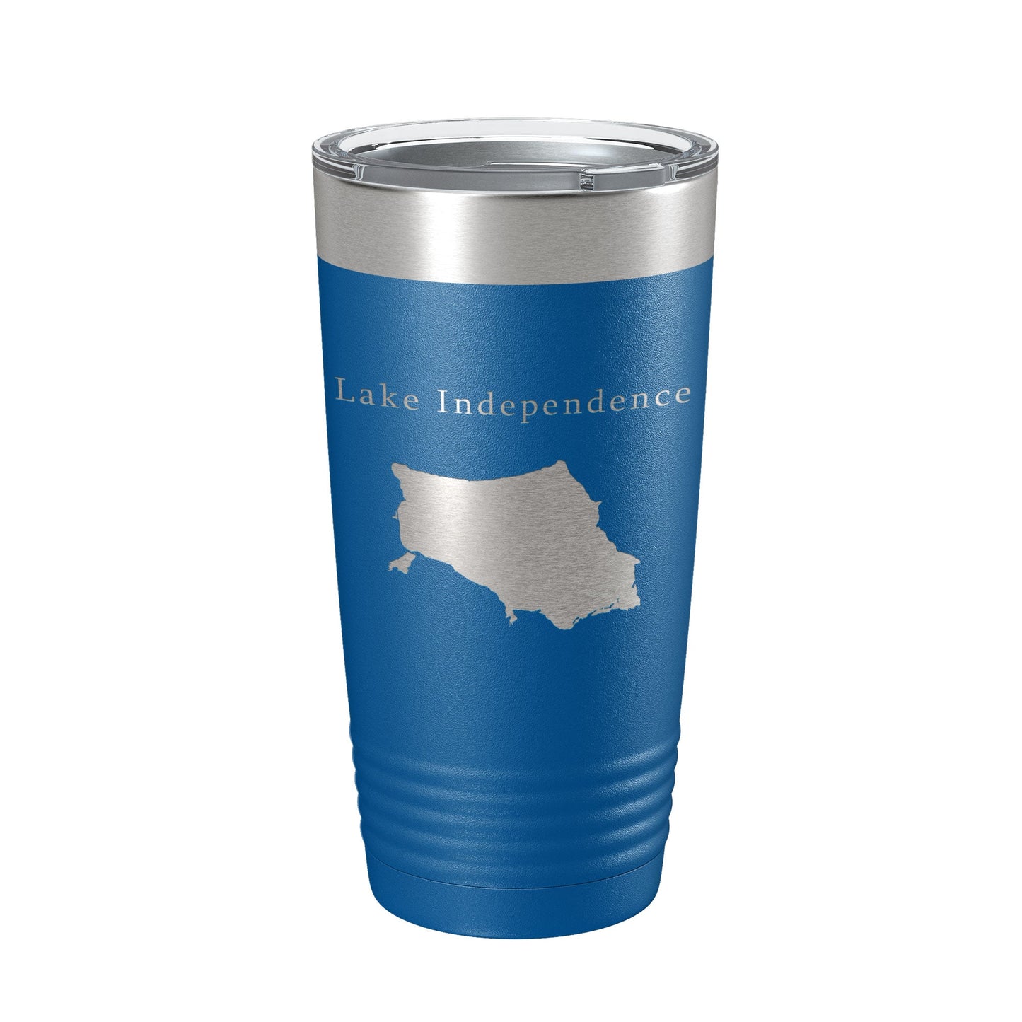 Lake Independence Map Tumbler Travel Mug Insulated Laser Engraved Coffee Cup Michigan 20 oz-6