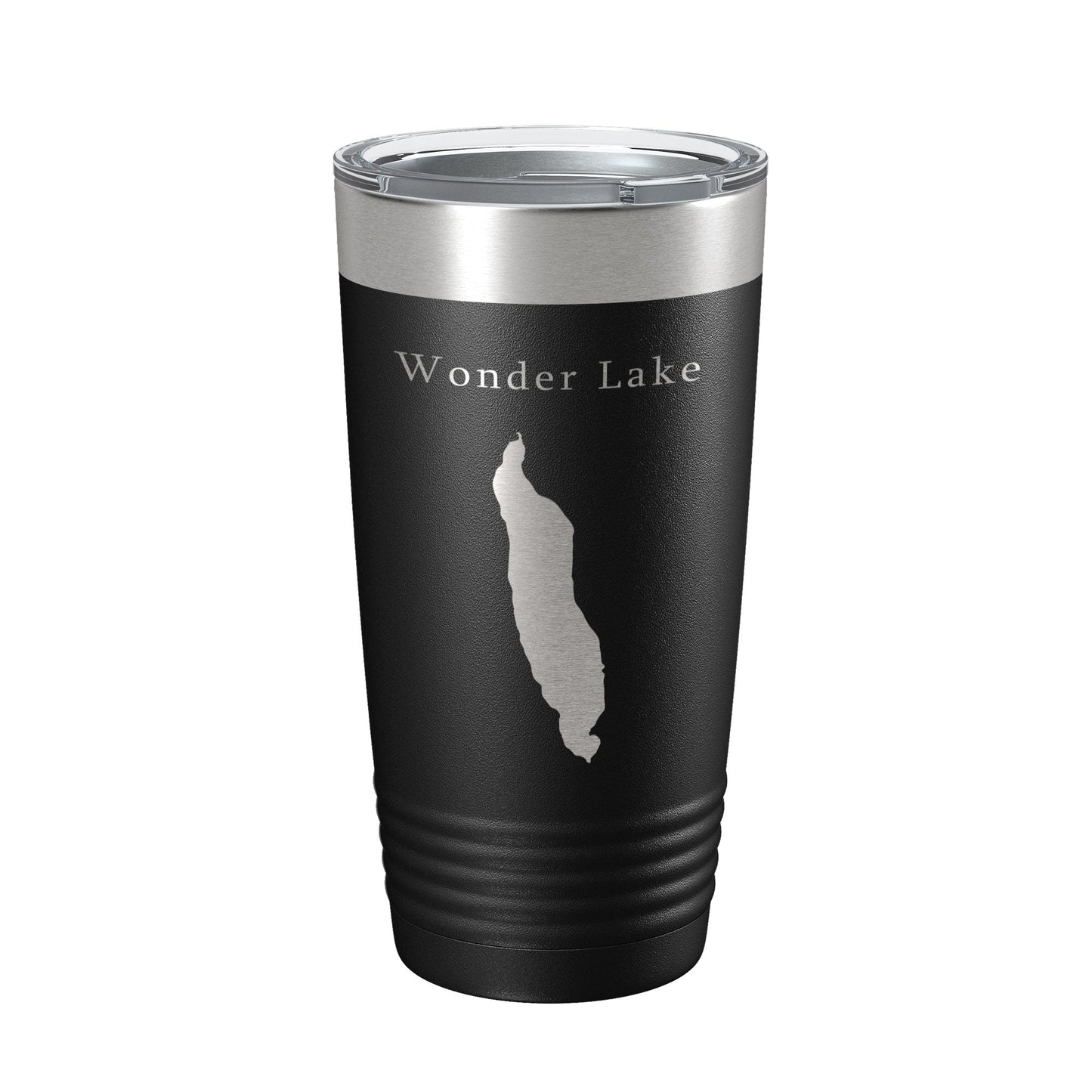 Wonder Lake Map Tumbler Travel Mug Insulated Laser Engraved Coffee Cup Alaska 20 oz-5